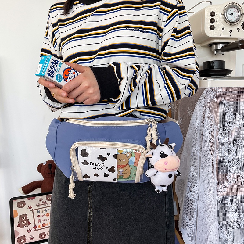 Túi Đeo Chéo Ngực Thiết Kế Dễ Thương Thời Trang Cho Nữ