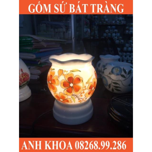 Đèn xông tinh dầu size to mẫu mới 5/2017 - Gốm sứ Bát Tràng Anh Khoa