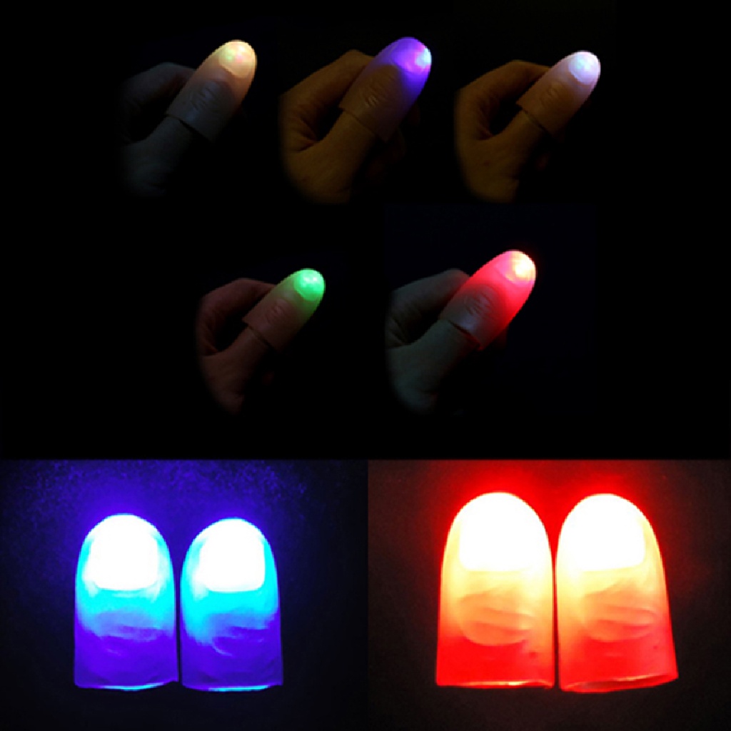 Homeliving Set 2 Đèn Led Hình Ngón Tay Cái Nhấp Nháy Thần Kỳ Dành Cho Các Bữa Tiệc