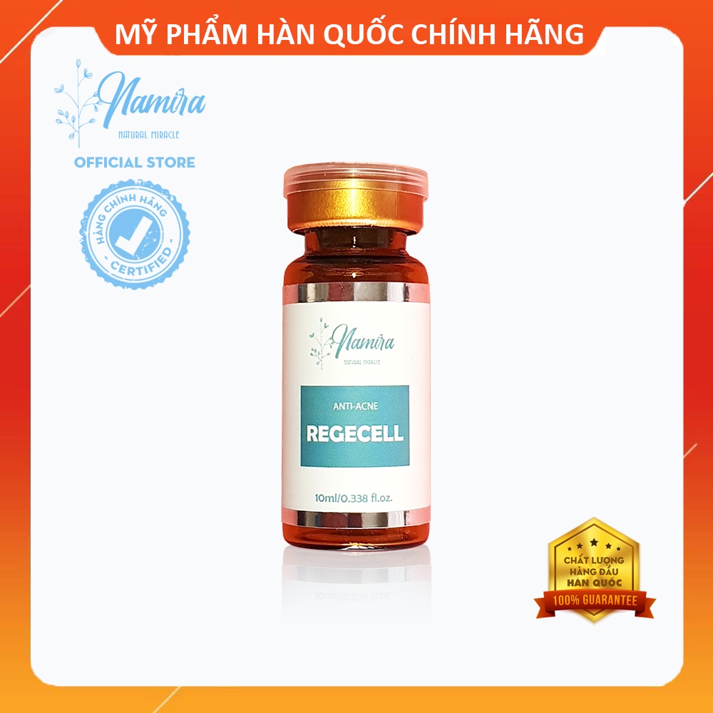 Chấm Mụn Namira Regecell Anti Acne - Giảm Mụn - Ngăn Ngừa Thâm - Tinh Chất Thiên Nhiên - Lọ 10ml