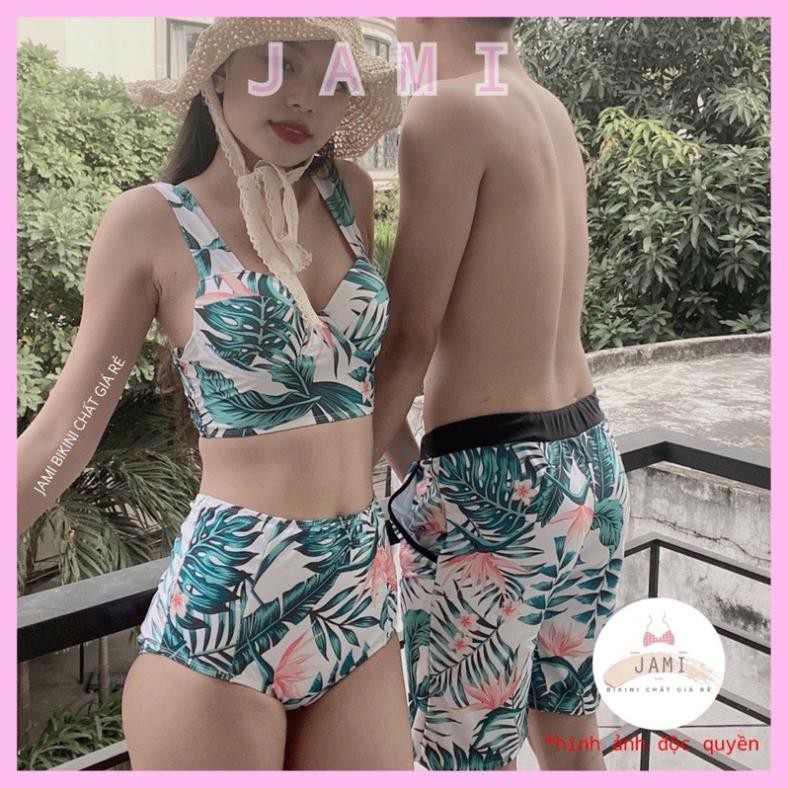 BIKINI ĐỒ BƠI NỮ quần bơi nam hoạ tiết mùa hè đi biển đồ đôi couple đi bơi Jami - cp01  ྆ ✔