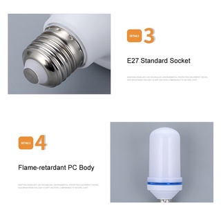 Bóng Đèn LED E27 Tạo Hiệu Ứng Ngọn Lửa 6W 85V-265V