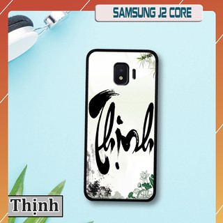 Ốp lưng Samsung Galaxy J2 Core - In chữ thư pháp