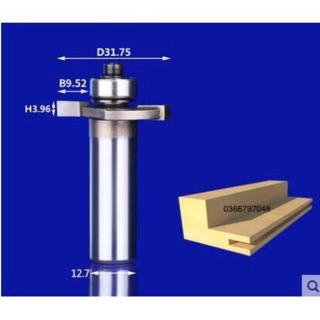 Mũi soi gỗ đánh rãnh cuốc 2 cánh từ 3mm-6mm