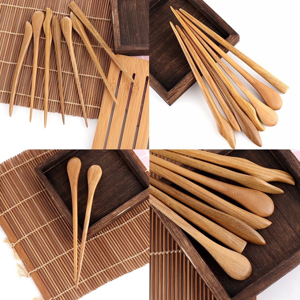 1 Trâm Cài Tóc Bằng Gỗ Thủ Công Phong Cách Retro Cho Nữ