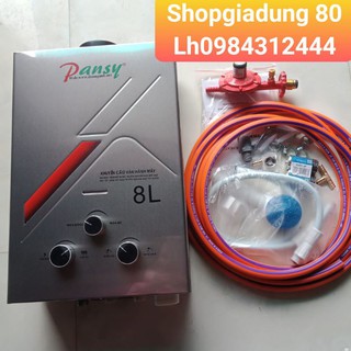 Bình tắm nóng dùng gas pansy 8l