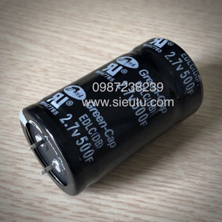 Siêu tụ điện 500F 2.7V - Super Capacitor 500F 2.7V