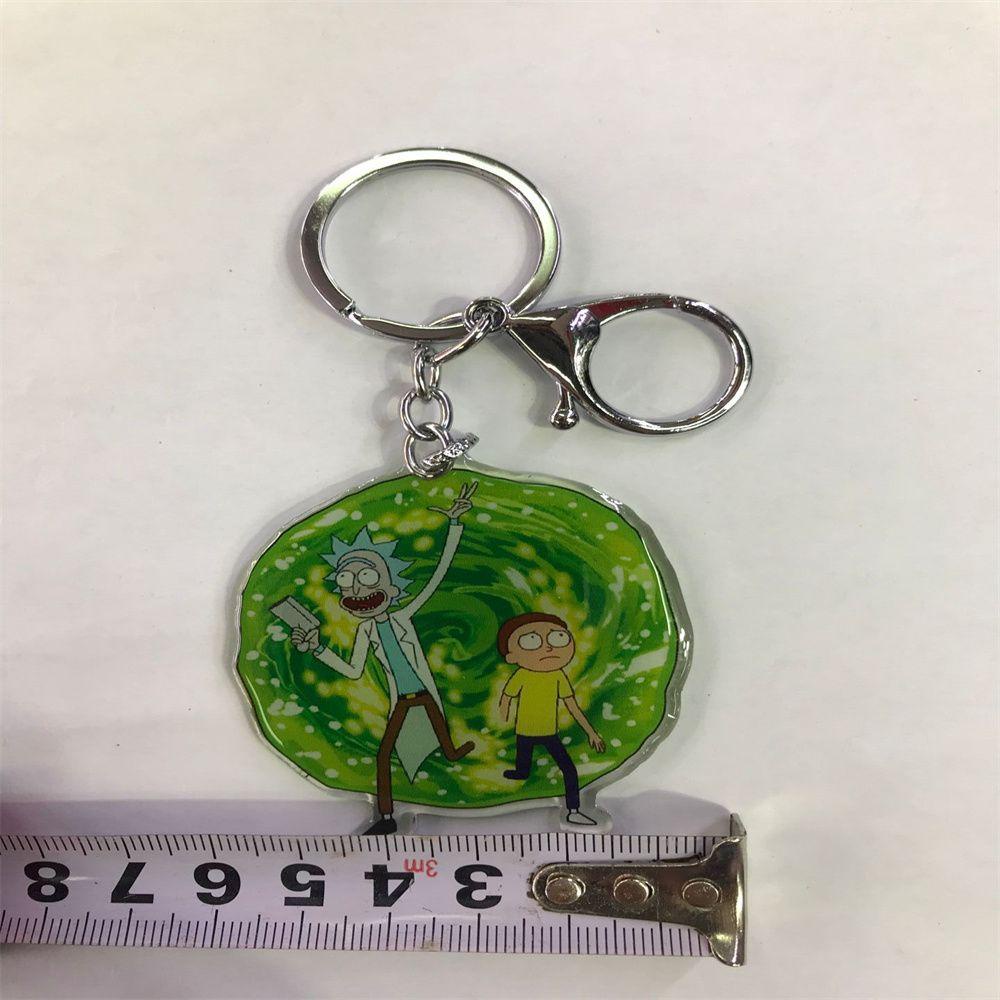 Móc Chìa Khóa / Túi Sưu Tầm Hoạt Hình Rick and Morty Dễ Thương