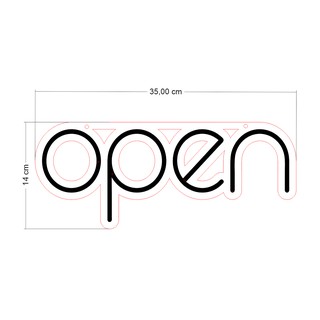 Đèn Led Neon Trang Trí. Mẫu "Open"