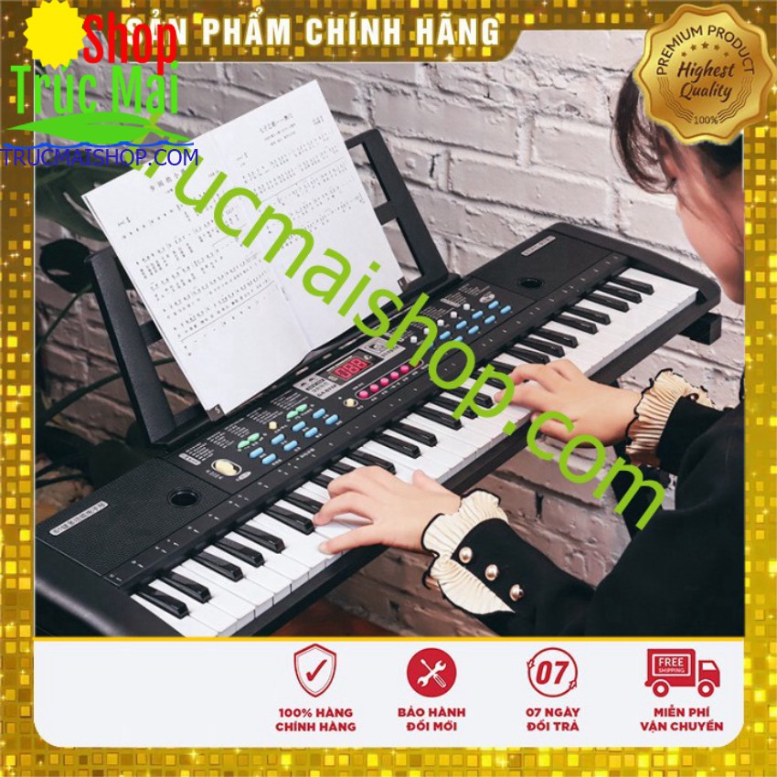 đàn cho bé Đàn Piano Đàn Điện Tử 61 Phím Kèm mic Cho Bé Đàn Organ