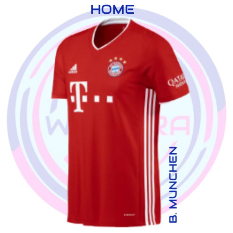 Áo Thun Bóng Đá Đội Bayer Munchen Home 20 / 21