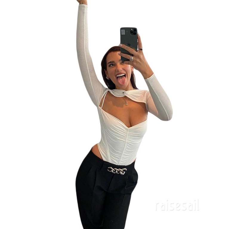 Áo Liền Quần Eo Cao Màu Trơn Thời Trang Dành Cho Nữ | BigBuy360 - bigbuy360.vn