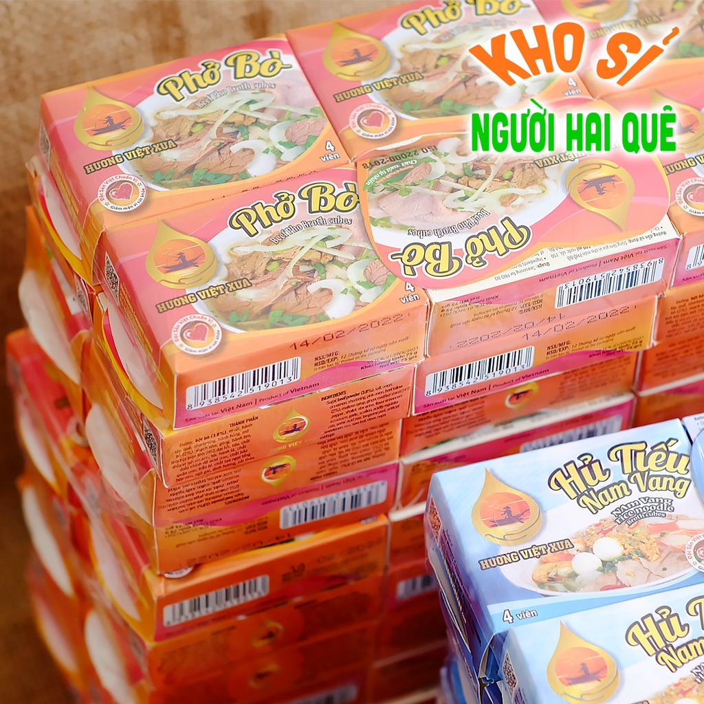 Viên gia vị Phở - Hủ tiếu - Bún bò - Lẩu thái... | Kho sỉ Người Hai Quê - HAIQUE FOOD