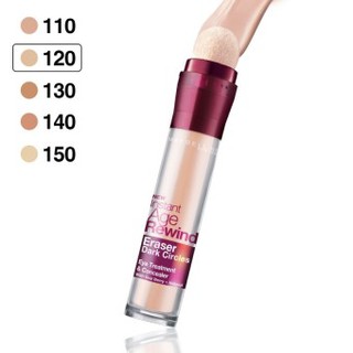 Bút cushion che khuyết điểm, giảm quầng thâm Maybelline Instant Age Rewind Concealer 120 Light