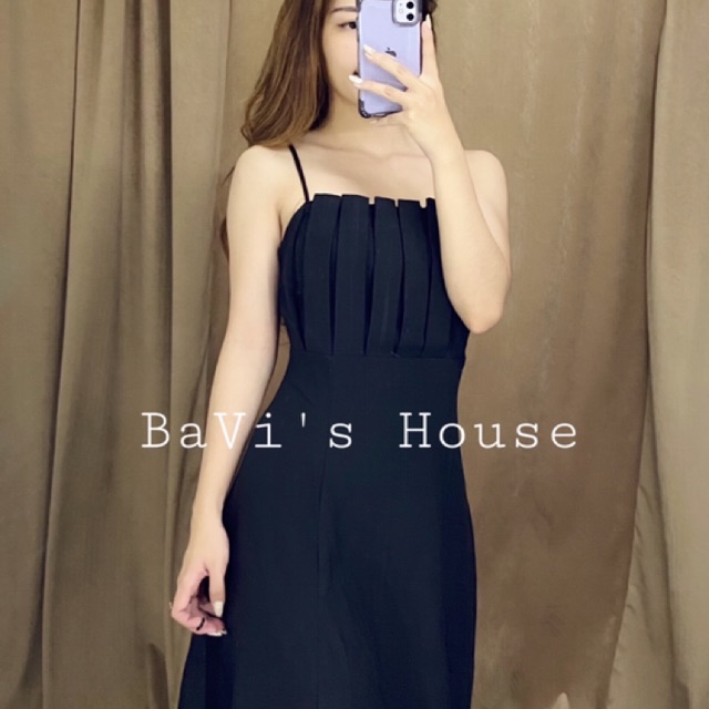Đầm hai dây maxxi , xếp ly ngực, vải dày dặn, mặc đi tiệc đi chơi đều đẹp, sang chảnh lắm nha, có dât tăng đơ điều chỉnh
