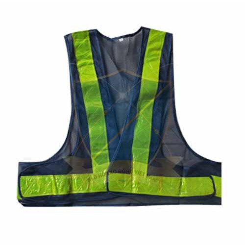 Áo phản quang chữ A màu xanh đen phản quang nhựa