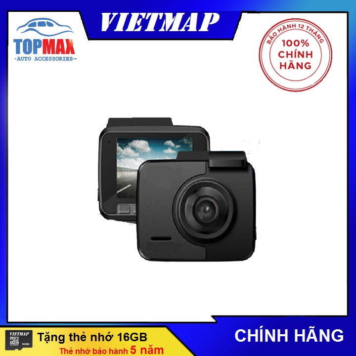 Bộ VIETMAP C61 (Camera Hành Trình 4k Cảnh Báo Thông Tin Giao Thông phát WiFi truyền dữ liệu qua Smartphone)