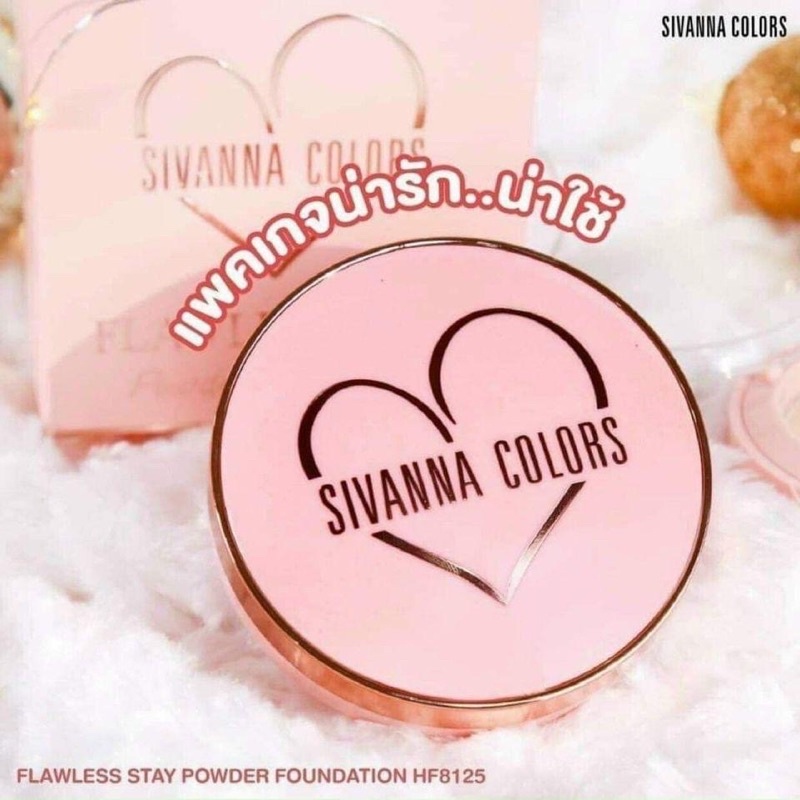 Phấn phủ siêu mịn Sivanna Flawless Stay Powder Foundation
