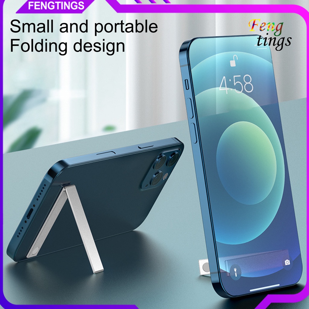 Giá Đỡ Điện Thoại Hình Chữ L Bằng Hợp Kim Nhôm Gấp Gọn Tiện Dụng