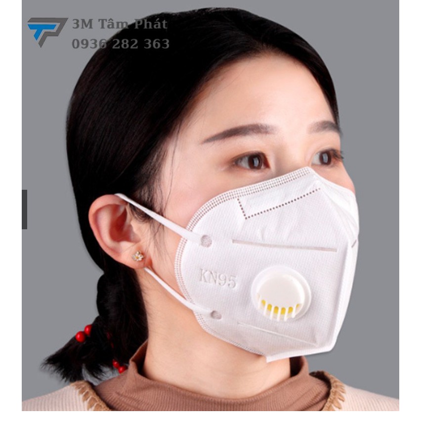 [Hộp 10 chiếc] Khẩu trang AM 05 lớp than hoạt tính đạt chuẩn KN95 lọc bụi siêu mịn PM2.5 Có van thở | BigBuy360 - bigbuy360.vn