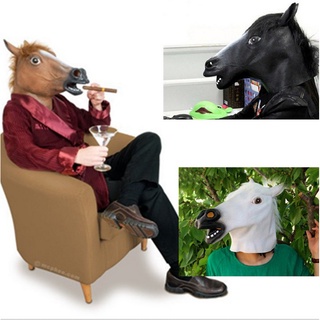 🔥Mặt Nạ Hóa Trang Halloween Hình Đầu Ngựa Độc Đáo