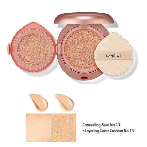 Phấn Nước 2 Trong 1 Laneige Layering Cover Cushion & Concealing Base SPF34 PA++ 16.5g