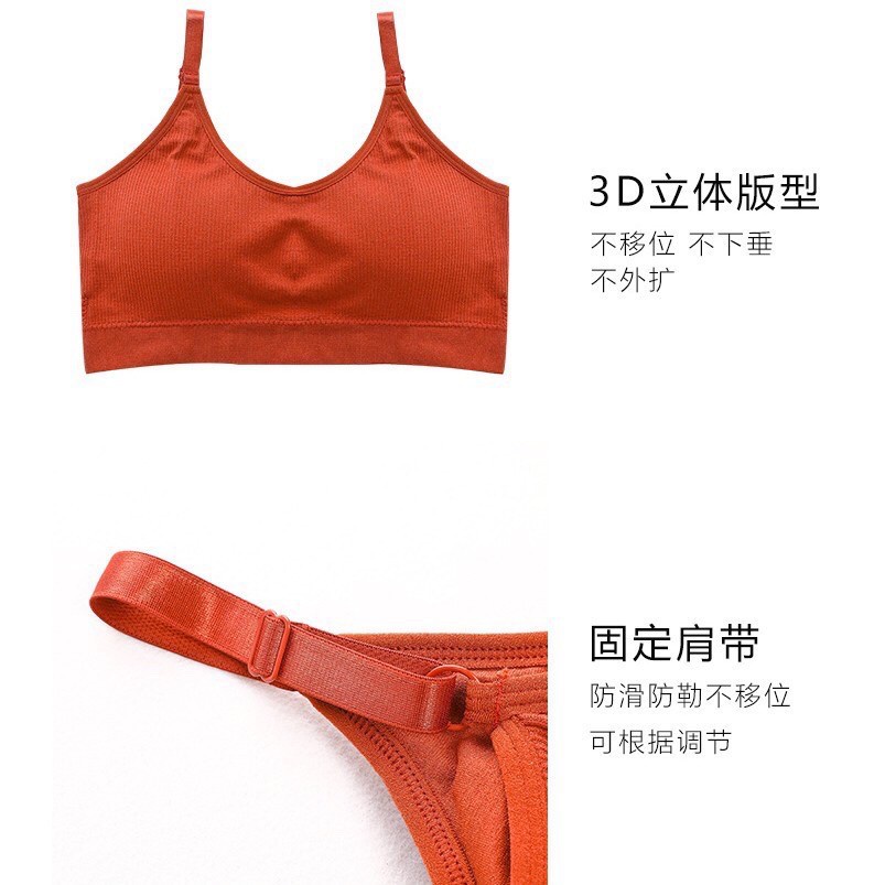 Ymini [Hàng Có Sẵn Cùng Ngày] Áo Ngực Thể Thao Có Đệm Ngực Không Gọng Hình Gấu Phong Cách Nhật Bản Chống Sốc Có Thể Điều Chỉnh | BigBuy360 - bigbuy360.vn