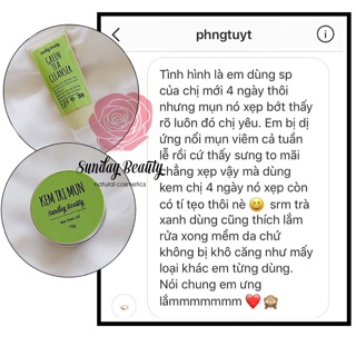 Sữa rửa mặt trà xanh handmade