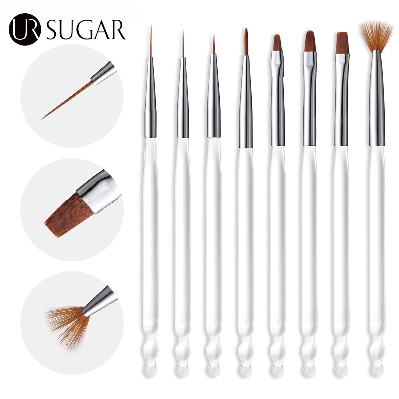 Cọ vẽ móng tay nghệ thuật acrylic UV UR SUGAR chất lượng cao