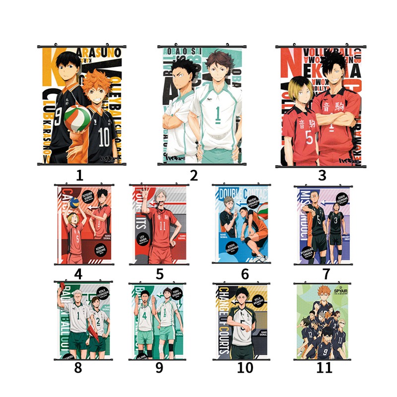 Tranh treo tường hình hoạt hình Haikyuu Anime Nhật Bản