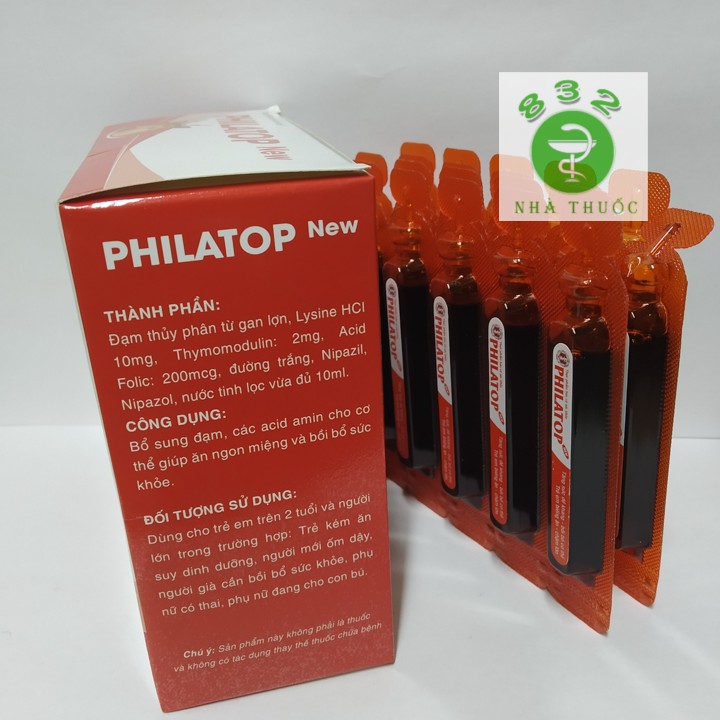 PHILATOP New hộp 20 ống