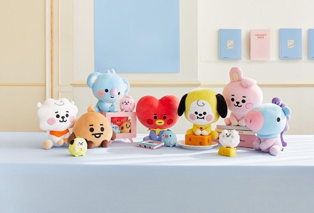 Gấu bông | Baby sitting doll BT21 (12 cm) chính hãng [order]