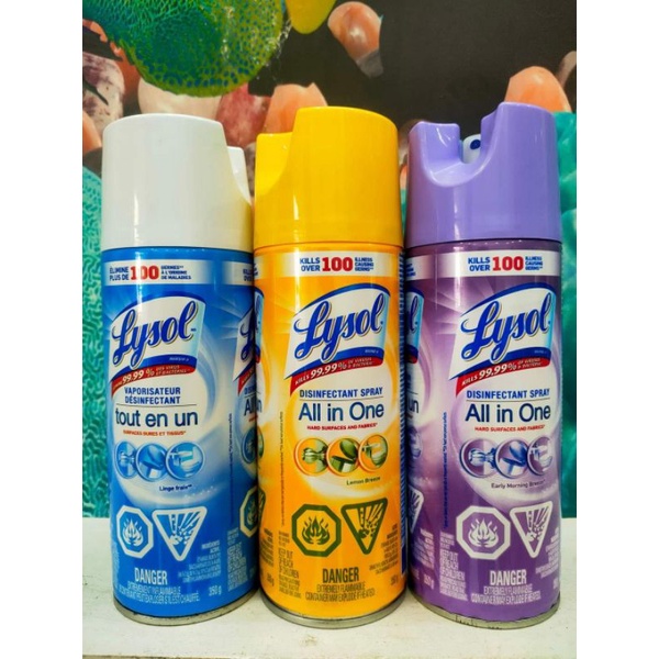 Chai xịt diệt khuẩn Lysol Disinfectant Spray 350g của Mỹ
