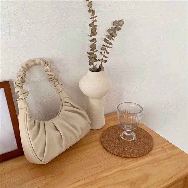 Túi xách nữ cầm tay kẹp nách đeo vai da dày dây nhúm Hot Trend trẻ trung sang chảnh CV36