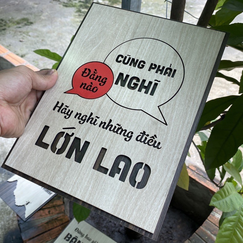 Tranh Slogan Tạo Động Lực LEVU069 động viên tinh thần khởi nghiệp