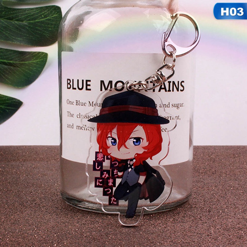 flowersqueen Móc khóa hình nhân vật anime độc đáo đẹp mắt