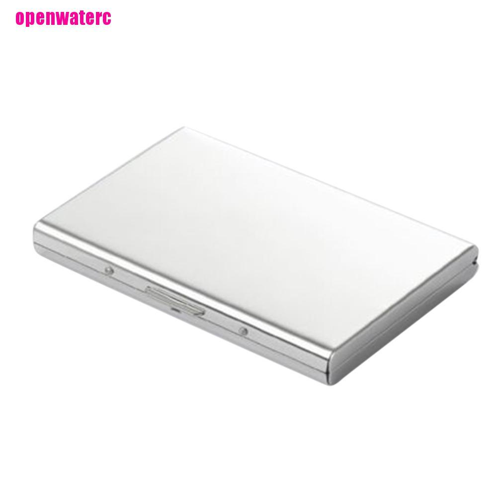 Ốp Điện Thoại Bằng Thép Không Gỉ Kèm Ngăn Đựng Thẻ Tiện Dụng Cho Nam