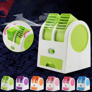 QUẠT ĐÁ HƠI NƯỚC MINI 2 CỬA