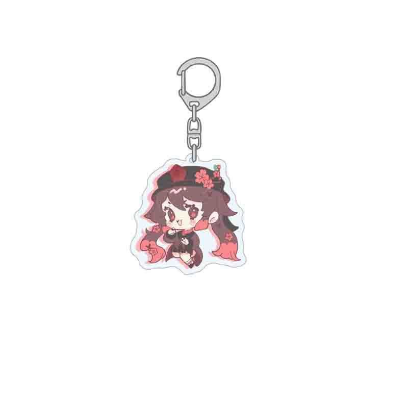 Móc khóa GENSHIN IMPACT ver MẮT BIẾC mica trong acrylic in hình anime chibi game