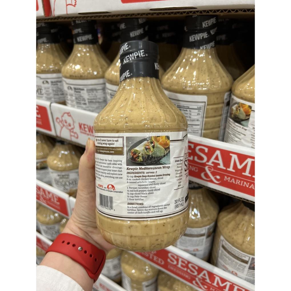 Sốt mè rang - Kewpie deep roasted sesame creamy của Mỹ 🥬🥬 887ml (chai siêu bự)