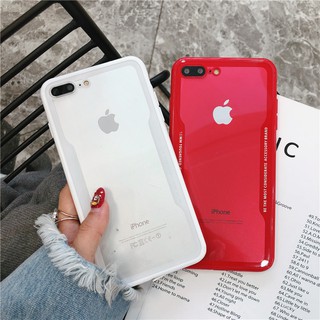 Ốp lưng iPhone viền nhựa màu sang trọng bảo vệ thân máy phong cách đơn giản lịch lãm n03