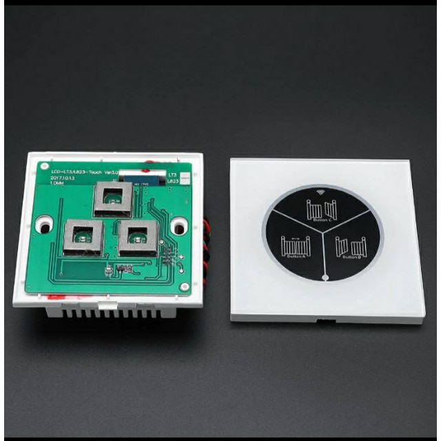 Công tắc cửa cổng, cửa rào âm sàn, motor, pít tông Tuya Wifi