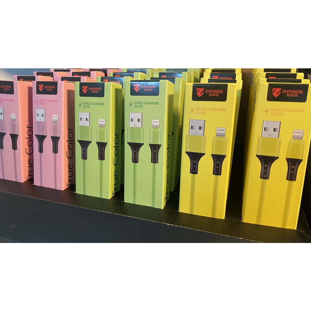 Dây cáp sạc ZHIYINGE cho IPcao su non siêu bền