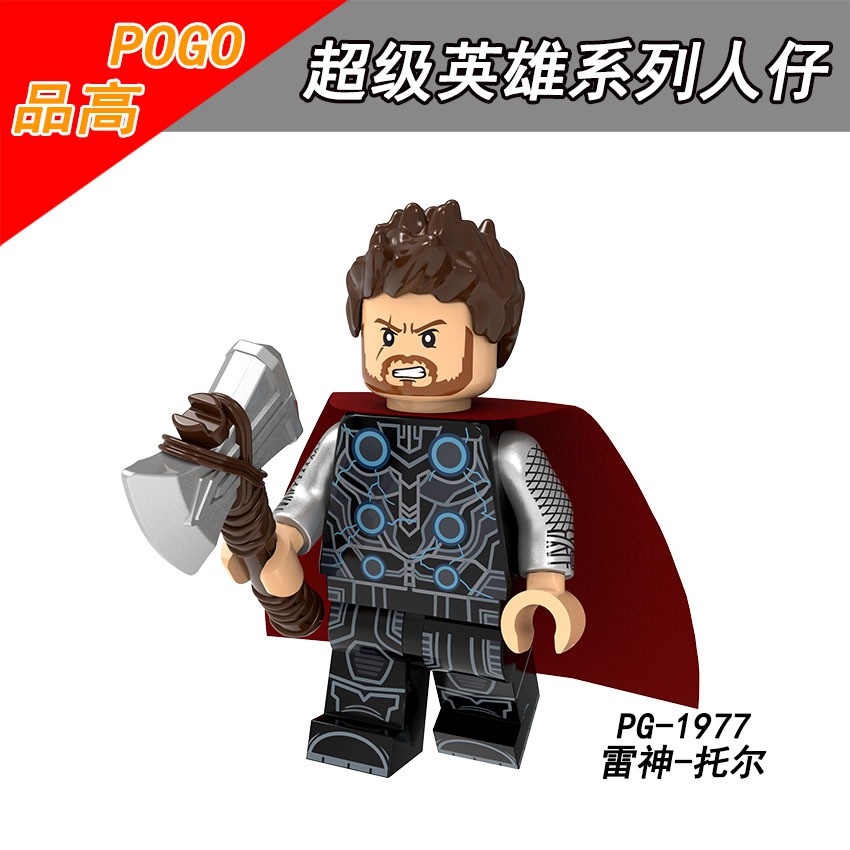 Minifigures Các Nhân Vật Siêu Anh Hùng Thanos Iron Man Thor End Game PG8226