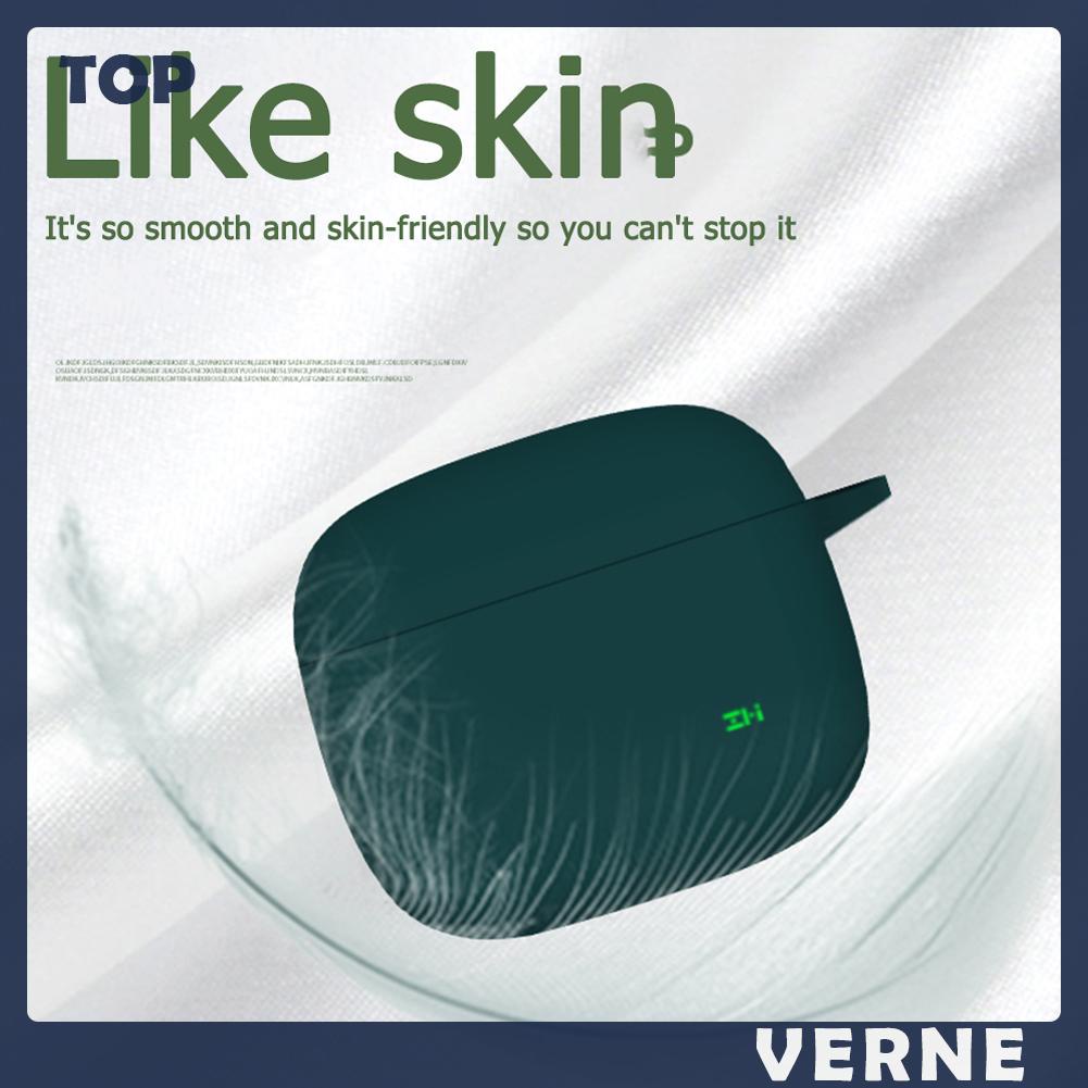 Vỏ bảo vệ hộp sạc tai nghe bằng silicon kèm móc khóa thiết kế tiện dụng cho Zmi Purpods Pro