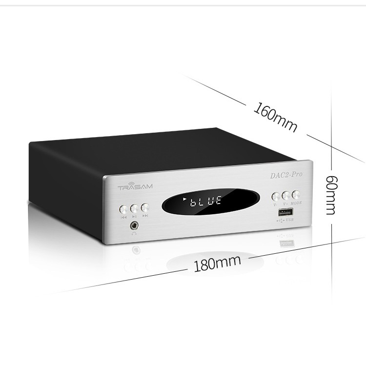 [Mã 44ELSALE2 giảm 7% đơn 300K] Bộ DAC Giải Mã Âm Thanh Bluetooth 32BIT/192KHZ TRASAM DAC2 PRO