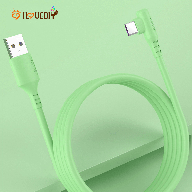 90 DEGREE for iphone ANDROID Dây Cáp Sạc Nhanh Góc 90 Độ Cho for iphone Và Android 5a