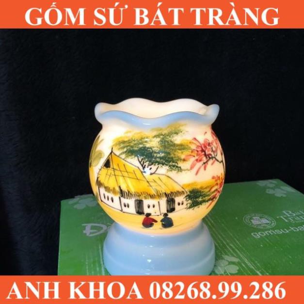Đèn mới ra lò - Gốm sứ Bát Tràng Anh Khoa