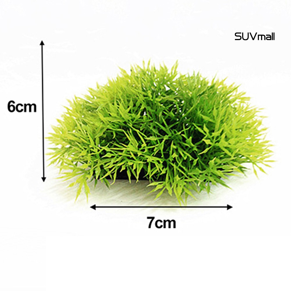 Cây nhựa nhân tạo sống động dùng trang trí bể cá