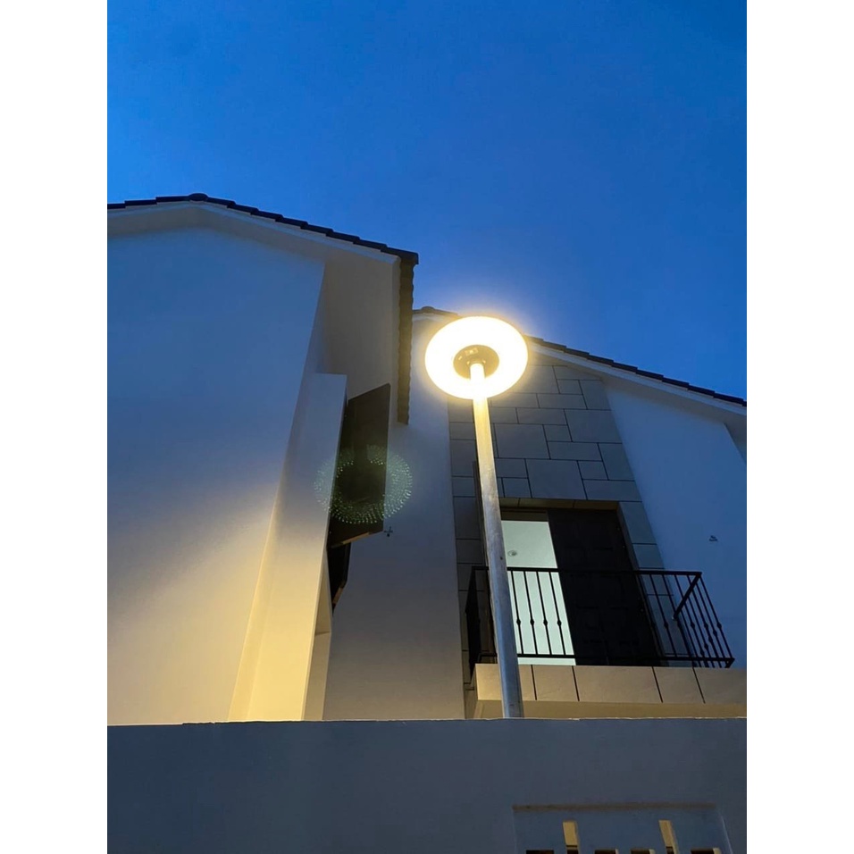 Đèn năng lượng mặt trời hình đĩa bay kim cương 800w- Chính hãng Jindian -  UFO800 - Công Suất 800W Ánh sáng vàng - Trắng